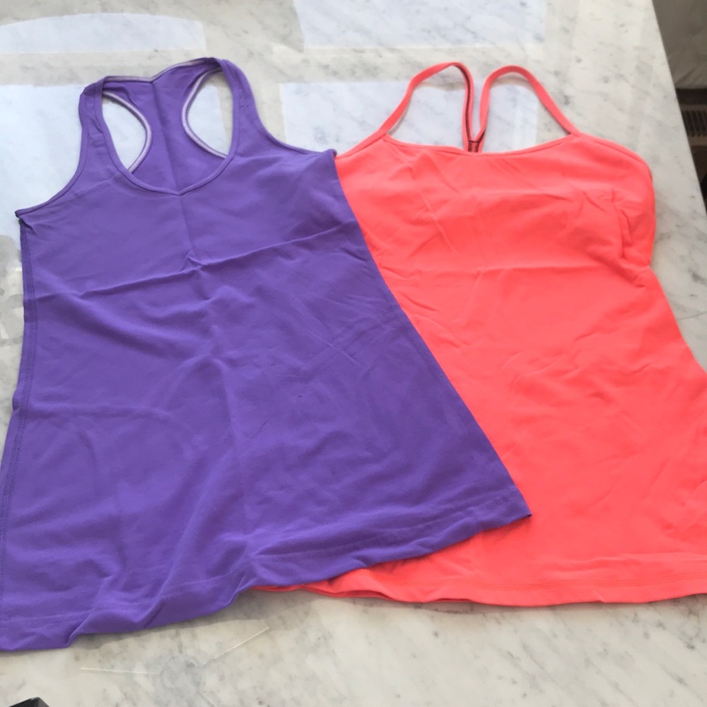 Two lululemon tanks